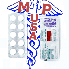 redbluemodaprimestaffpresize2 a medical emblem with two snakes and a staff form greak mythology.